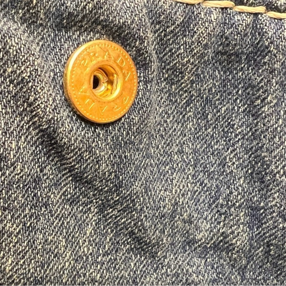 Prada denim Canapa tote Bag - Picture 7 of 7